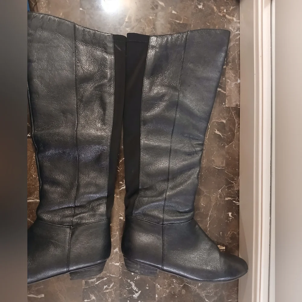 Sleek Black Over the Knee Boots